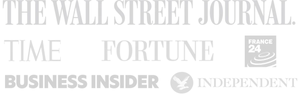 Featured in Wall Street Journal, TIME, Fortune, France 24, Business Insider, The Independent